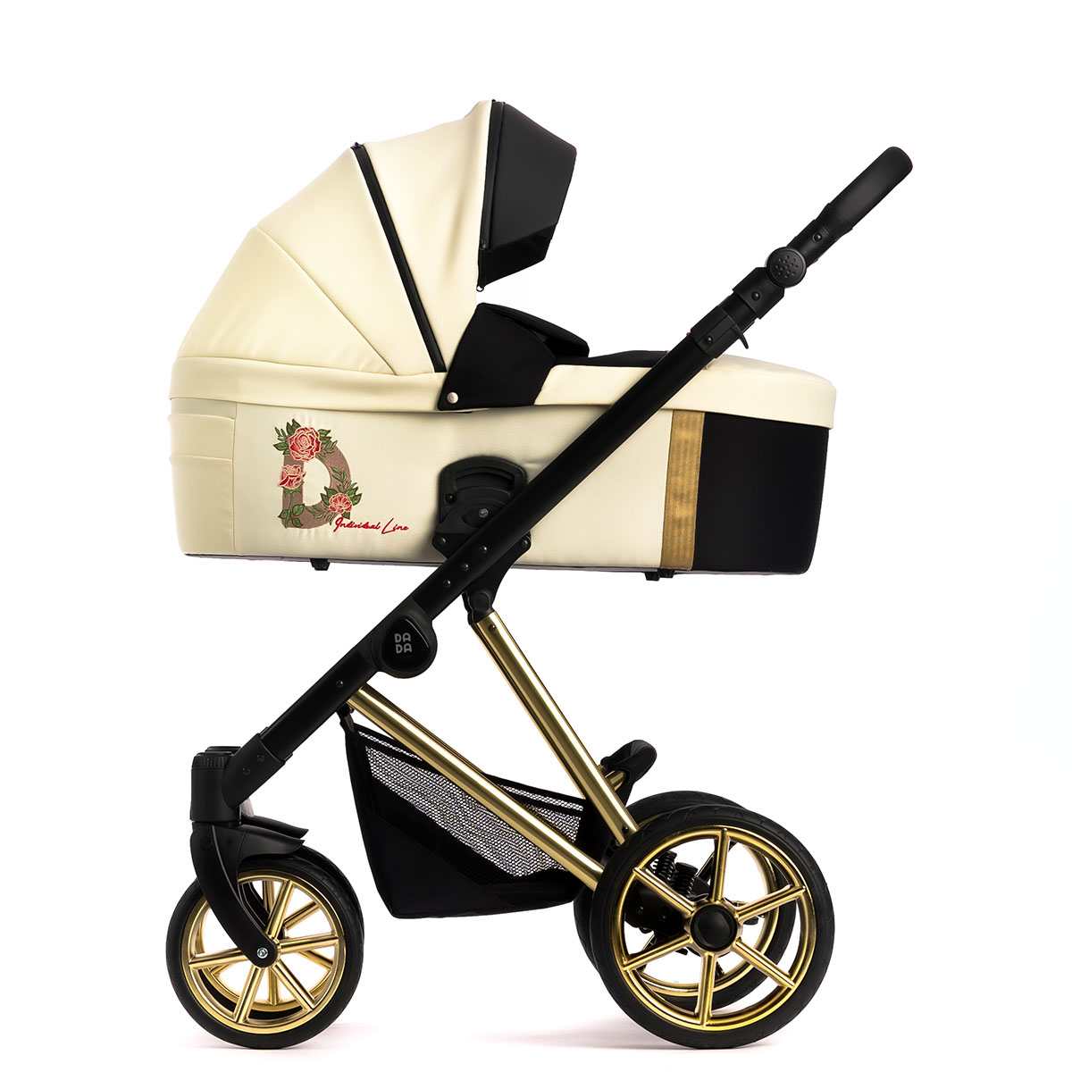 Wózek dla dziecka, model Individual Blossom - widok z boku